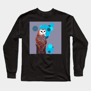 Bubbly Barn Owl Long Sleeve T-Shirt